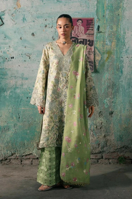 Picture of Rajbari - Floral Symphony AW Exclusive - Nissa Floral Symphony 06 - Unstitched - Available at Raja Sahib