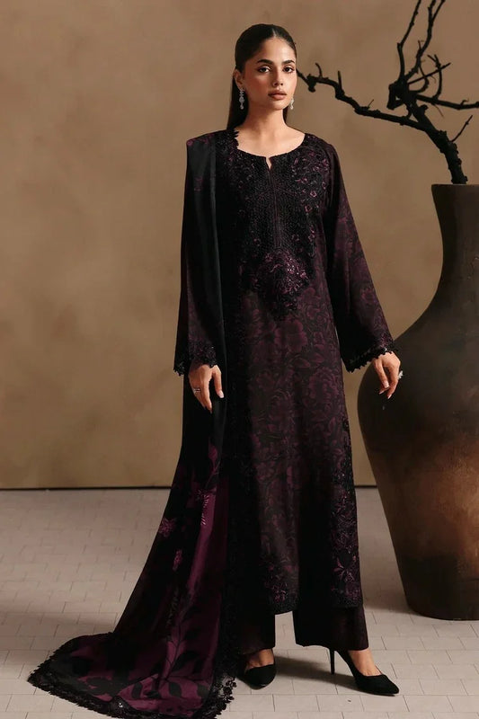 Ramsha - Naqsh Embroidered Rawsilk Collection Vol 2 - RS-202 - Unstitched