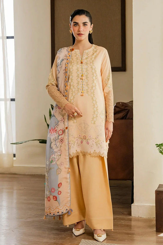 Picture of Seran - Bellini Winter Collection - 01-Aveline - Unstitched - Available at Raja Sahib