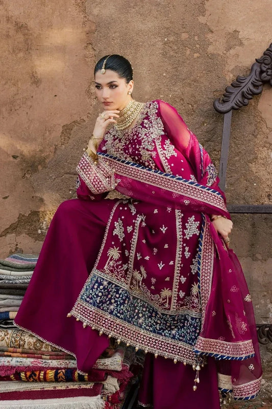 Picture of Rang Rasiya - Chatoyer Wedding Formals - D-05-Flame - Unstitched - Available at Raja Sahib