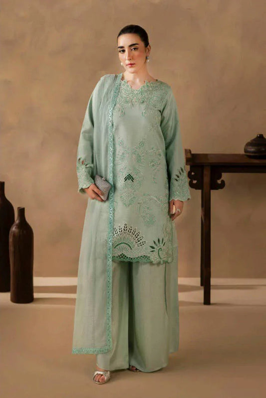 Picture of Rajbari - Silah Premium Silk Edit - 04-Celeste - Unstitched - Available at Raja Sahib