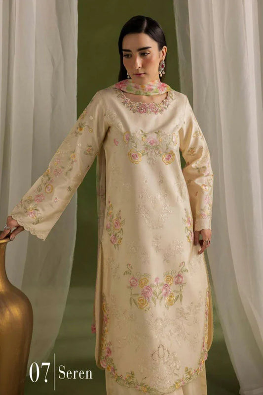Picture of Rajbari - Silah Premium Silk Edit - 07-Seren - Unstitched - Available at Raja Sahib