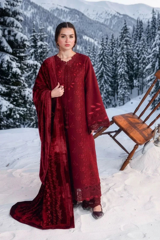 Picture of Rang Rasiya - Winter Carnation Collection - 11-Ruby Frost - Unstitched - Available at Raja Sahib