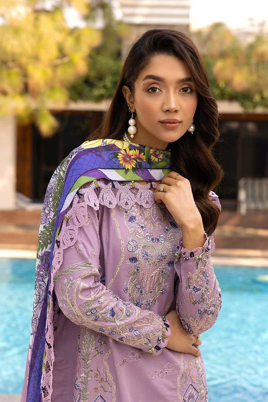 Picture of Tessa - Luxury Lawn - Lavender Mirage - Available at Raja Sahib