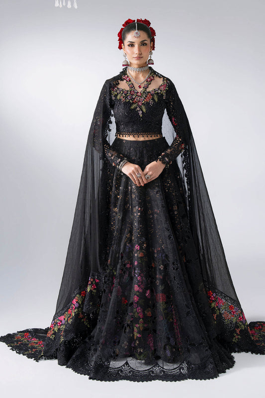 Maria B - Mbroidered Wedding Edition - 3 Piece Unstitched Embroidered Organza Suit