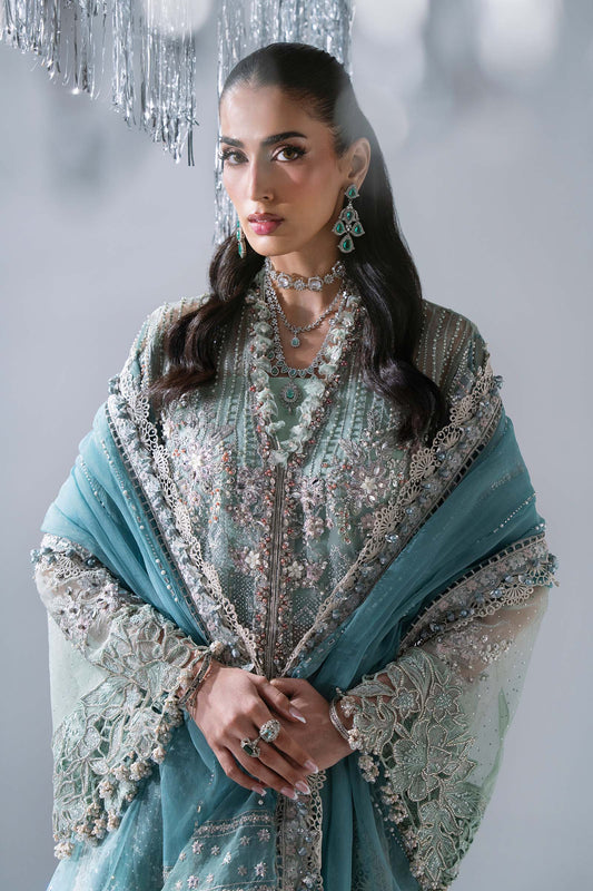 Maria B - Mbroidered Wedding Edition - 3 Piece Unstitched Embroidered Organza Suit