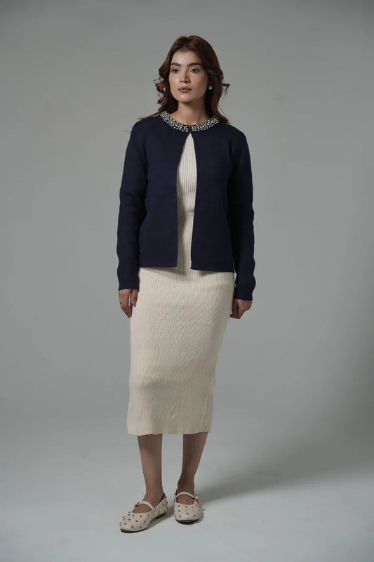 Picture of Ellena - Regular Fit Knit Sweater - Available at Raja Sahib