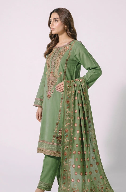 Picture of Kleren - Dastoor Embroidered Dobby - Stitched - D-01 - Available at Raja Sahib