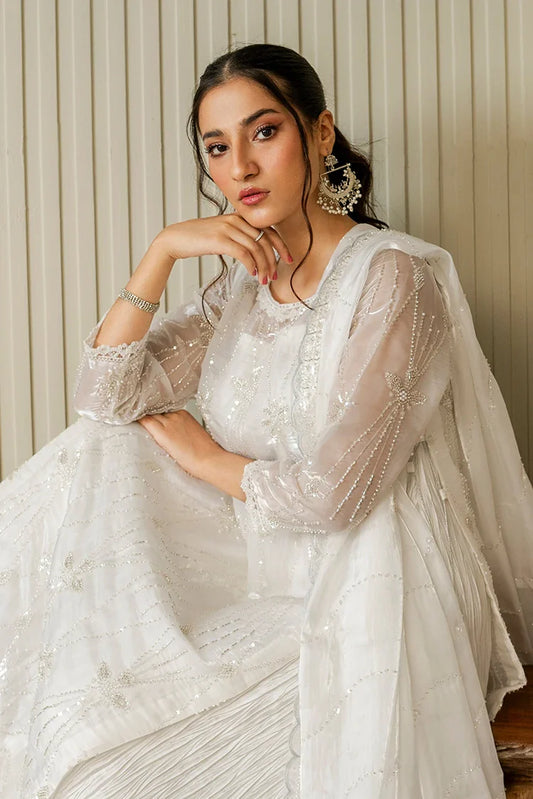 Picture of <!--dx-->Emeralds - Embroidered Silk Festive Pret - Dove - Available at Raja Sahib