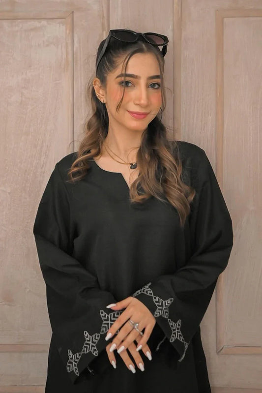 Picture of Zauk - Eid Collection - Smoky Black - Available at Raja Sahib