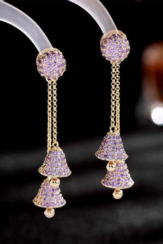 Picture of Blumoon - Long Tassel Bell - Champ - Earrings - Available at Raja Sahib