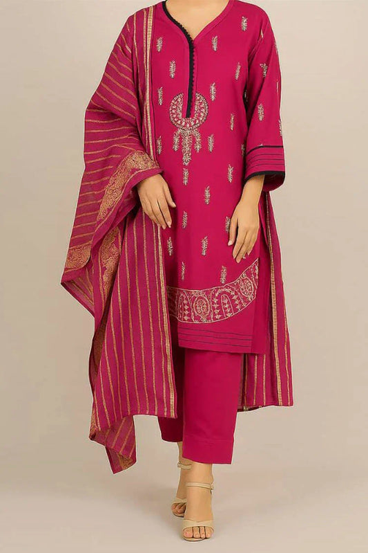 Picture of 6Teen - 3 Piece - Embroidered Lawn Suit - Available at Raja Sahib