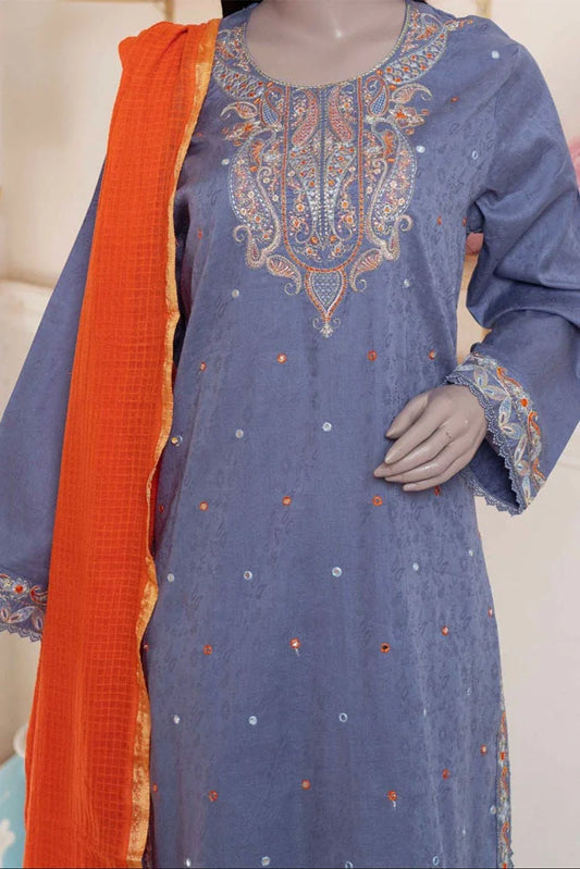 Picture of 6Teen - 3 Piece - Embroidered Lawn Suit - Available at Raja Sahib