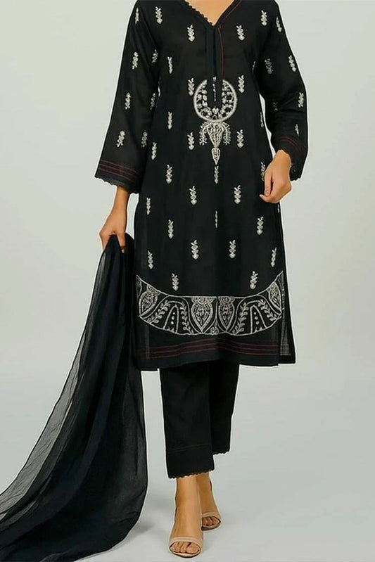 Picture of 6Teen - 3 Piece - Embroidered Lawn Suit - Available at Raja Sahib
