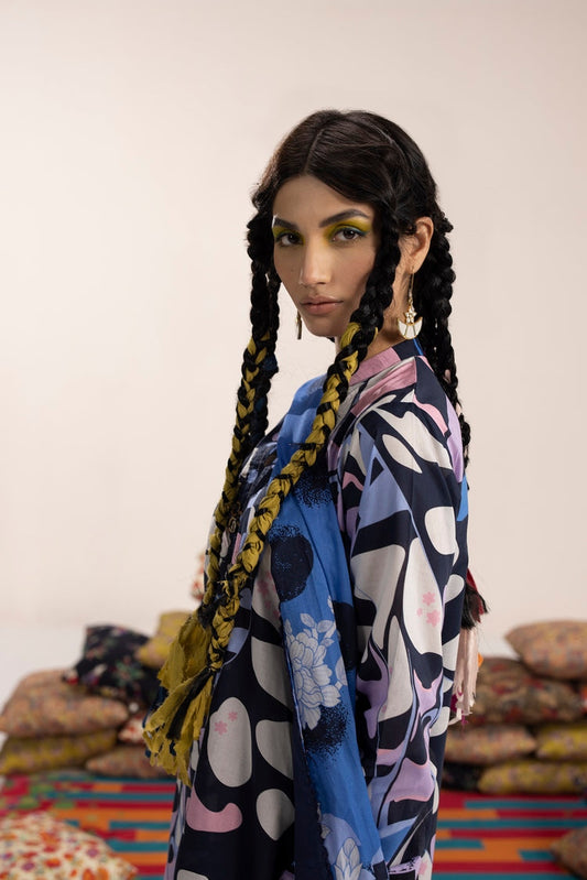 Picture of Ellena - 3-PC Unstitched Digital Printed Lawn Suit - Available at Raja Sahib