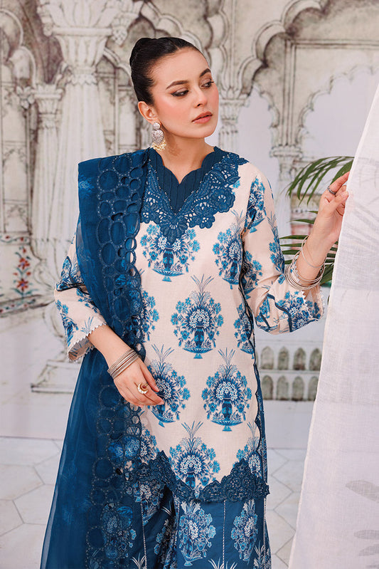 Picture of Ellena - 3-PC Unstitched Digital Printed Lawn Suit - Available at Raja Sahib