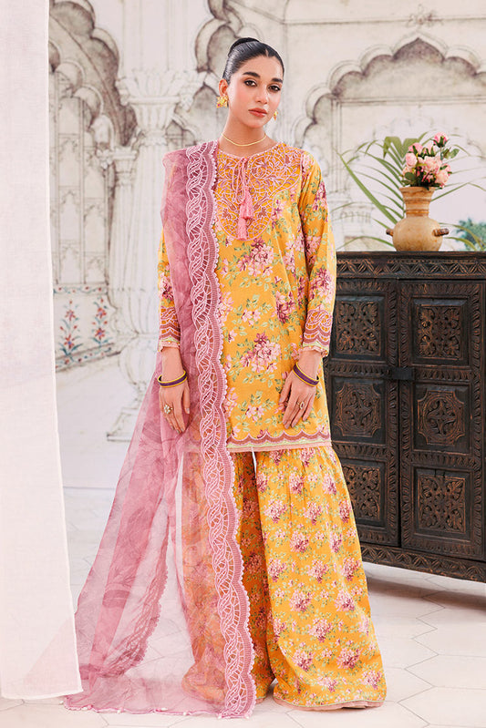 Picture of Ellena - 3-PC Unstitched Digital Printed Lawn Suit - Available at Raja Sahib