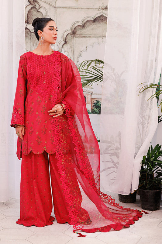 Picture of Ellena - 3-PC Unstitched Digital Printed Lawn Suit - Available at Raja Sahib