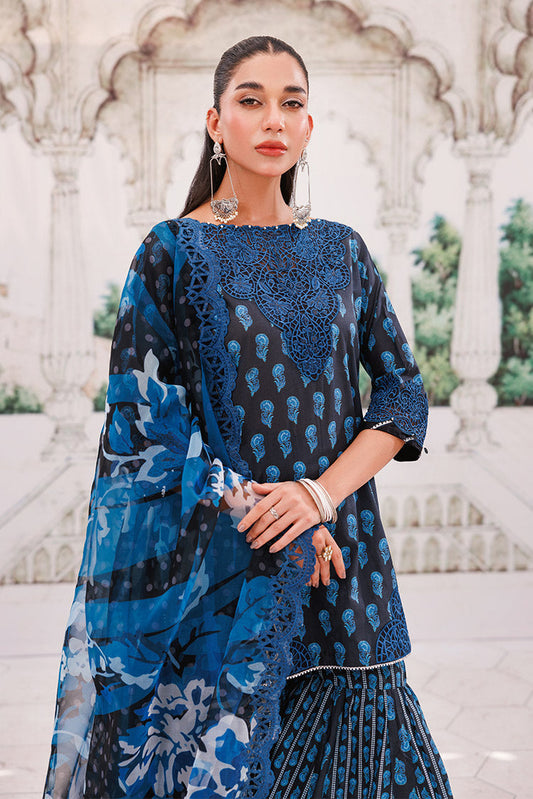 Picture of Ellena - 3-PC Unstitched Digital Printed Lawn Suit - Available at Raja Sahib