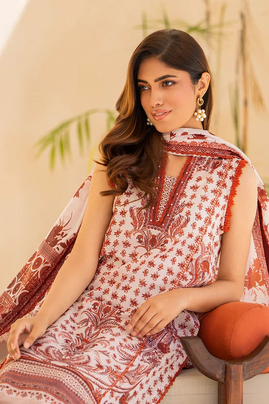 Picture of Ellena - 3-PC Unstitched Printed Lawn Suit - Available at Raja Sahib