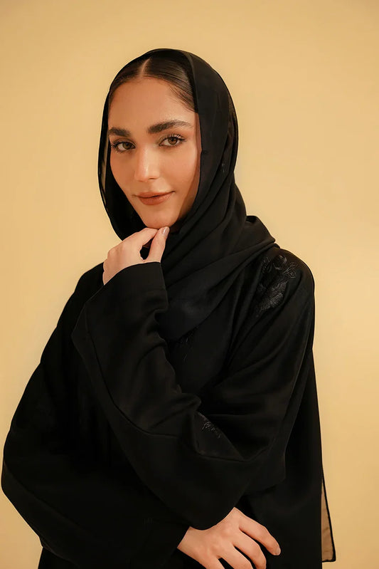 Picture of Divinely Crafted - Basic Embroidered - Black - Available at Raja Sahib