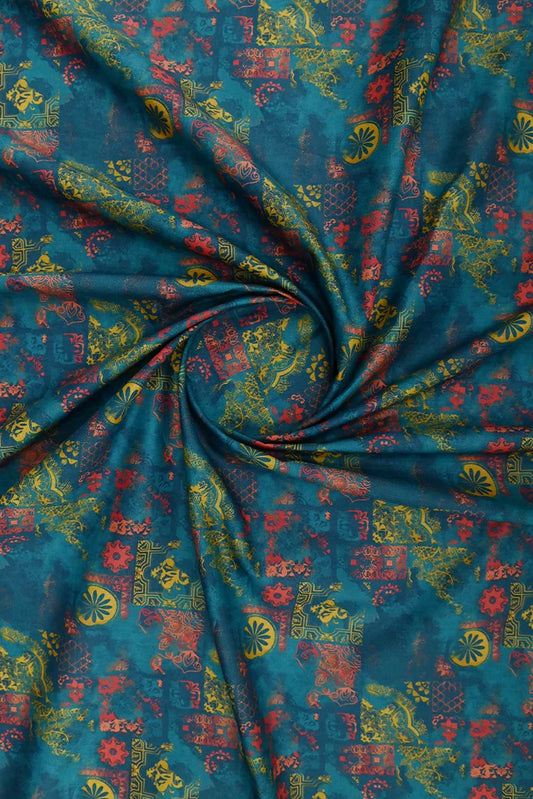 Picture of Ellena - 1-PC Unstitched Printed Cambric Kurti - Available at Raja Sahib