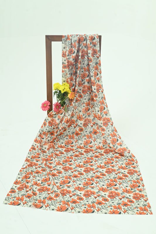 Picture of Ellena - 1-PC Unstitched Printed Cambric Kurti - Available at Raja Sahib