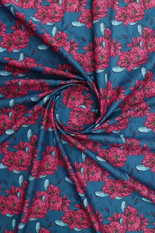 Picture of Ellena - 1-PC Unstitched Printed Cambric Kurti - Available at Raja Sahib