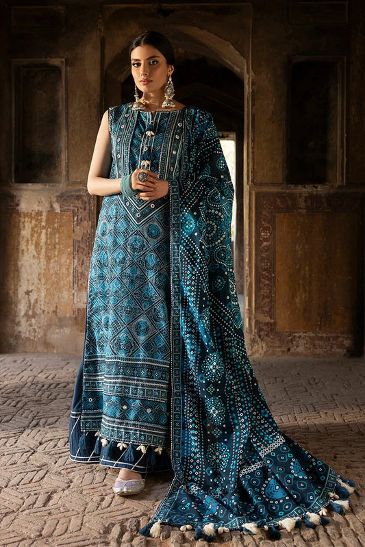 Picture of Ellena - 3-PC Unstitched Printed Lawn Suit - Available at Raja Sahib