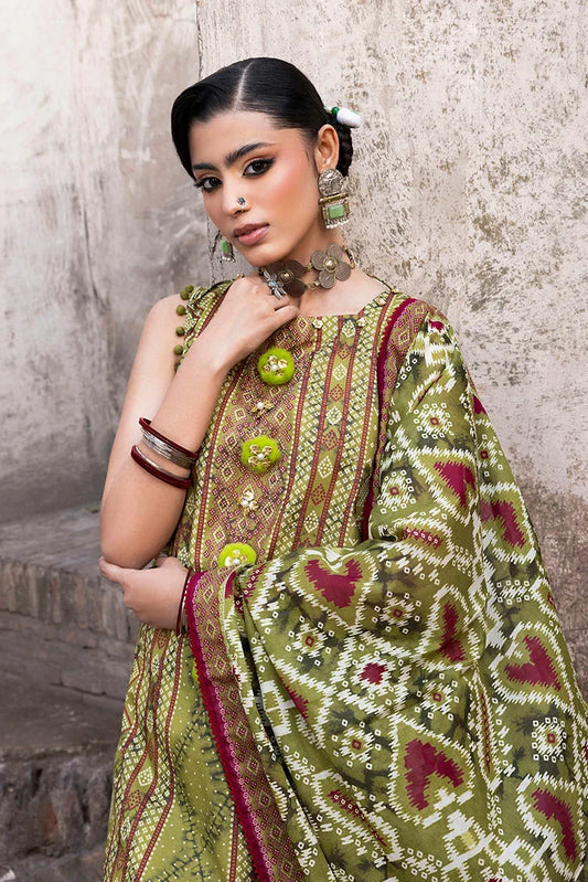 Picture of Ellena - 3-PC Unstitched Printed Lawn Suit - Available at Raja Sahib