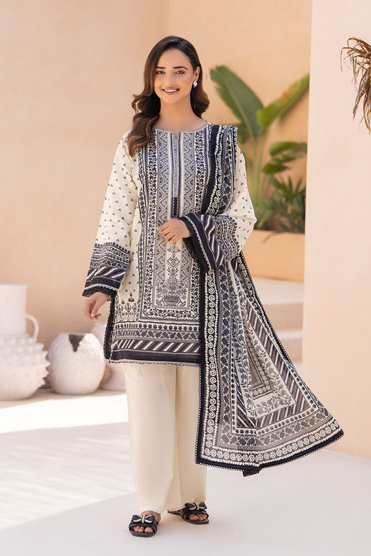 Picture of Ellena - 3-PC Unstitched Printed Lawn Suit - Available at Raja Sahib
