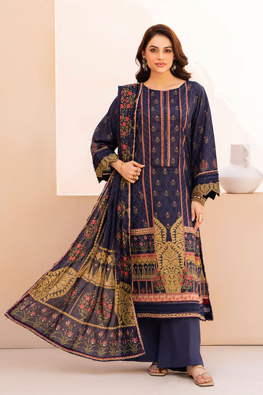 Picture of Ellena - 3-PC Unstitched Printed Lawn Suit - Available at Raja Sahib