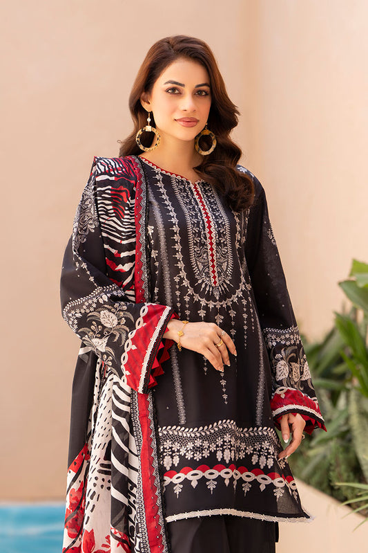 Picture of Ellena - 3-PC Unstitched Printed Lawn Suit - Available at Raja Sahib