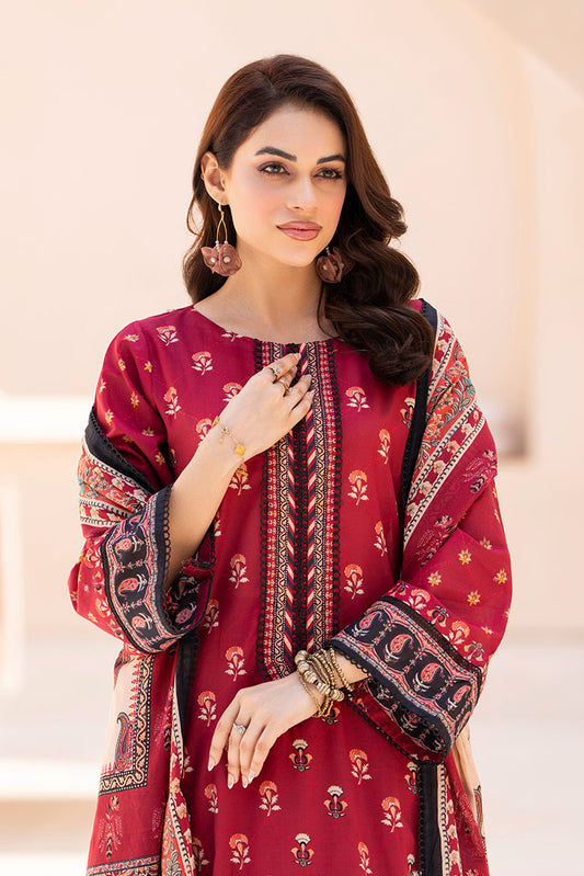 Picture of Ellena - 3-PC Unstitched Printed Lawn Suit - Available at Raja Sahib