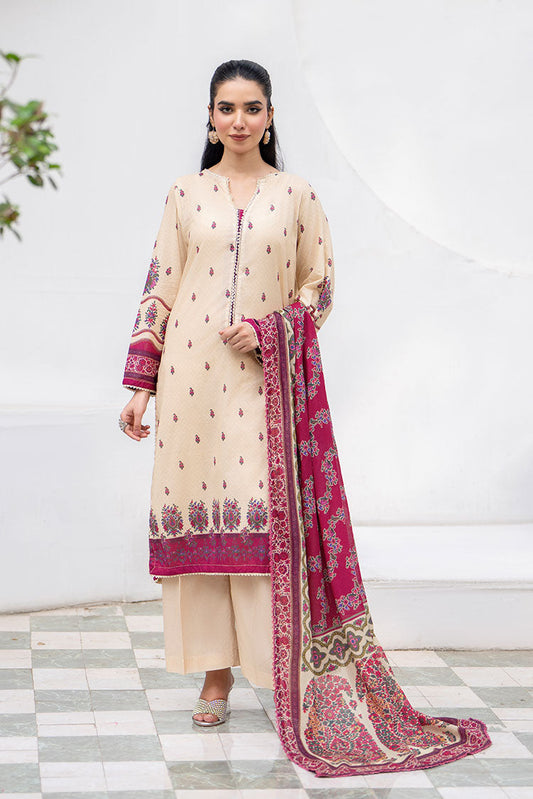 Picture of Ellena - 3-PC Unstitched Printed Lawn Suit - Available at Raja Sahib