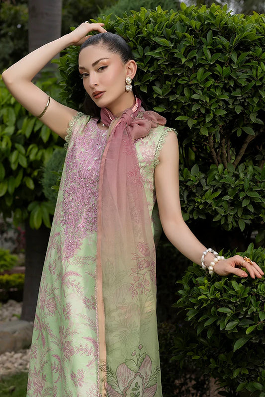 Picture of Ellena - 3-PC Unstitched Embroidered Lawn Suit - Available at Raja Sahib
