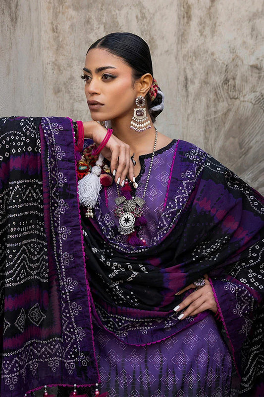 Picture of Ellena - 3-PC Unstitched Printed Lawn Suit - Available at Raja Sahib