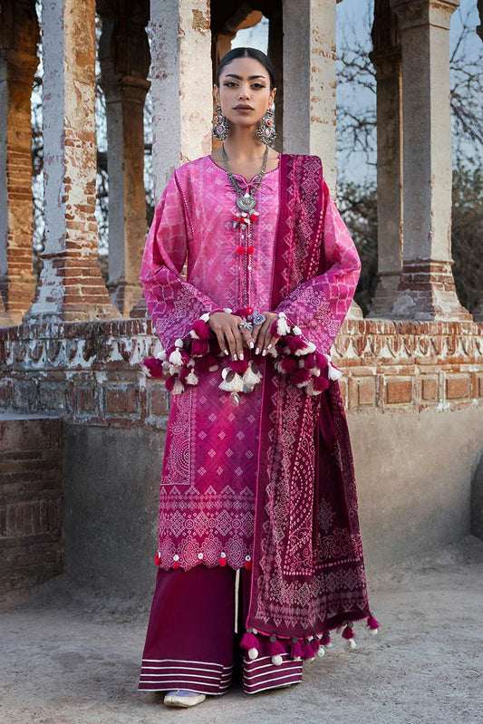 Picture of Ellena - 3-PC Unstitched Printed Lawn Suit - Available at Raja Sahib