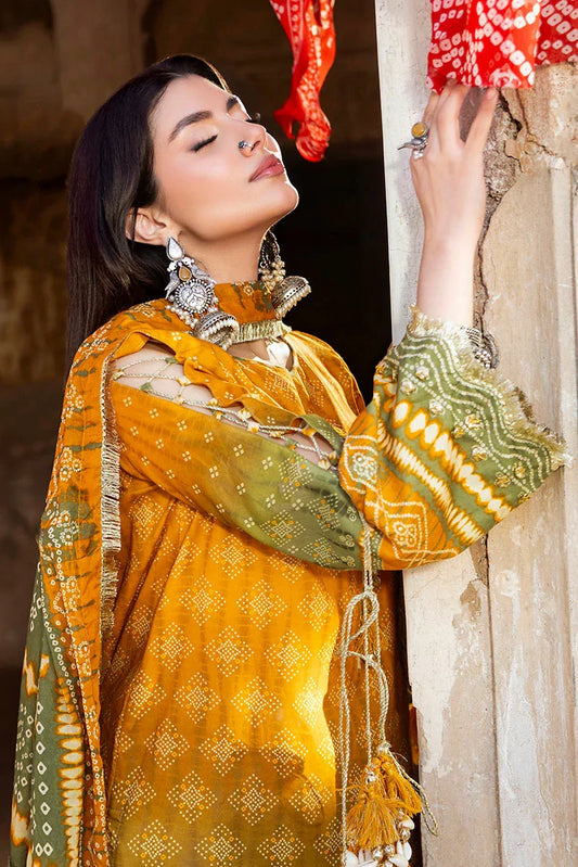 Picture of Ellena - 3-PC Unstitched Printed Lawn Suit - Available at Raja Sahib