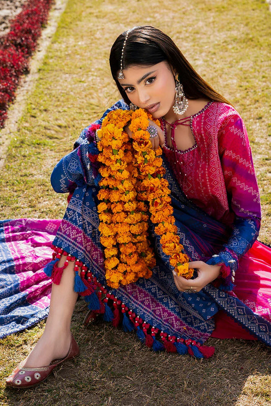 Picture of Ellena - 3-PC Unstitched Printed Lawn Suit - Available at Raja Sahib