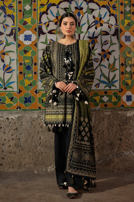 Picture of Ellena - 3-PC Unstitched Printed Lawn Suit - Available at Raja Sahib