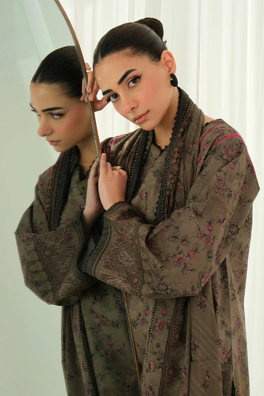 Ellena - 3-PC Unstitched Printed Lawn Suit