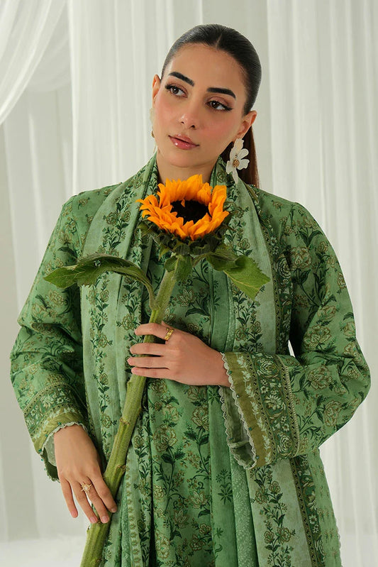 Ellena - 3-PC Unstitched Printed Lawn Suit