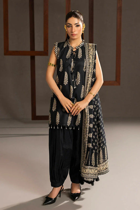Picture of Ellena - 3-PC Unstitched Printed Lawn Suit - Available at Raja Sahib