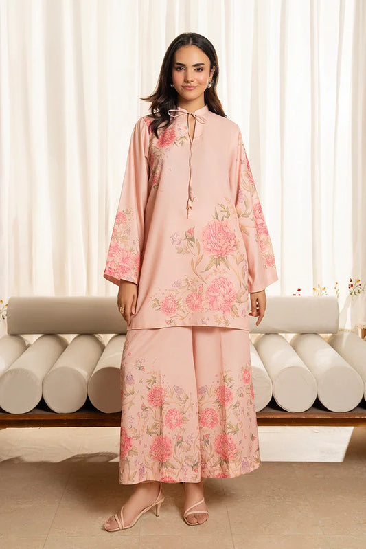 Picture of Ellena - Premium Poly Cambric Co-Ords Set - Available at Raja Sahib