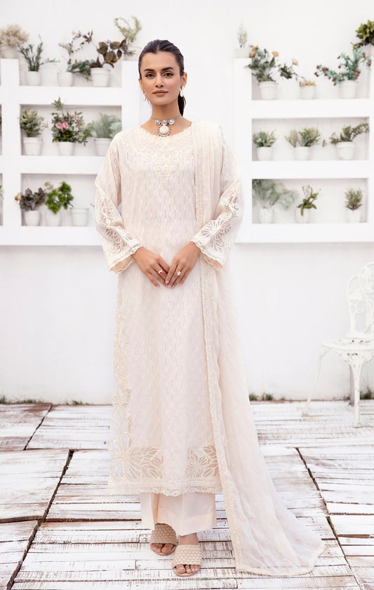 Picture of Ellena - 3-PC Stitched Embroidred Suit - Available at Raja Sahib