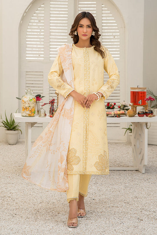 Picture of Ellena - 3-PC Stitched Embroidered Suit - Available at Raja Sahib