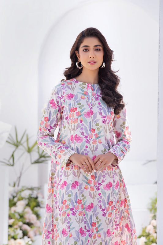 Picture of 2-PC Stitched Printed Lawn Suit - Available at Raja Sahib