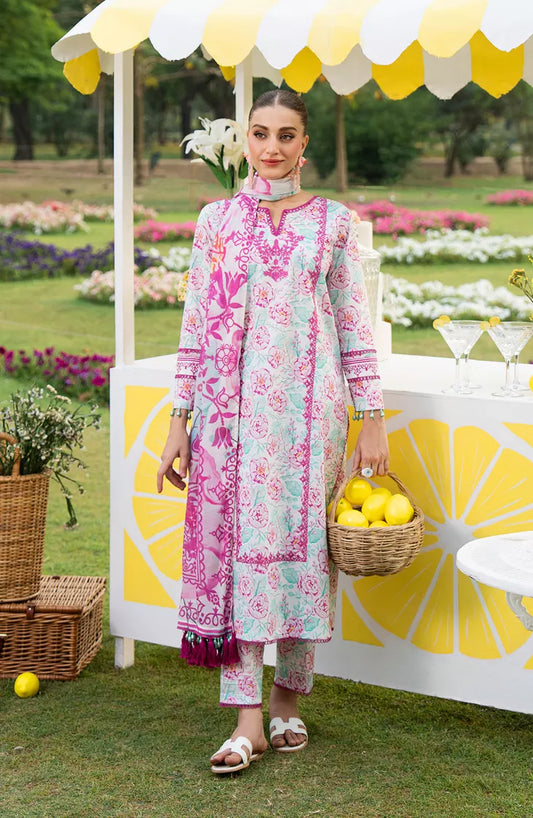 Fiona - 3 Piece Printed Lawn - Daisy
