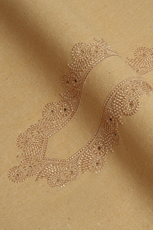 Fabrich - Flax Embroidered Kameez Shalwar - Wasaya Khaddar - FAB-25